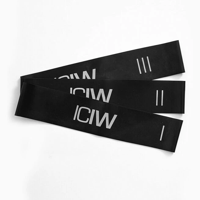 ICANIWILL ICIW Mini Bands 3-pack, Black 4 ICANIWILL ICIW Mini Bands 3-pack, Black - Billede 2