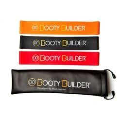 Booty Builder Mini Bands, Black, 3-Pack