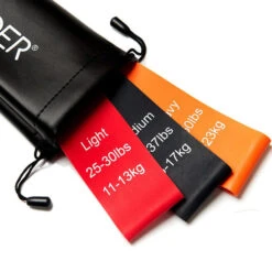 Booty Builder Mini Bands, Black, 3-Pack -Gymstick Salgsbutik 1087 02 booty builder mini bands black 3 pack 5