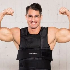 Sport Nation Adjustable Weight Vest With Front Pocket 10 Kilo, Black -Gymstick Salgsbutik 1506 81 Sport Nation Adjustable Weight20Vest 10 kilo Black 3 Aug22 2