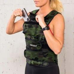 Sport Nation Adjustable Weight Vest With Front Pocket 10 Kilo, Camo -Gymstick Salgsbutik 1506 83 Sport Nation Adjustable Weight20Vest 10 kilo Camo 4 Aug22 1
