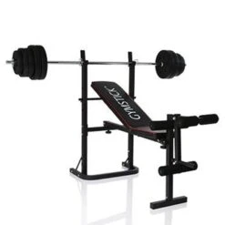Gymstick Weight Bench With 40kg Barbell Set