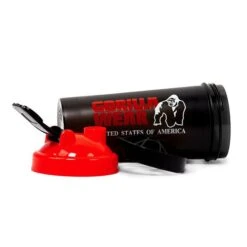 Gorilla Wear Shaker XXL 1000 Ml, Black/Red -Gymstick Salgsbutik 9916490500 shaker xxl 1000 ml black red 3