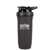 Star Nutrition Stainless Steel Shaker Black 900ml -Gymstick Salgsbutik STN3110 BLK StarNutrition shaker metal smartshake juni21