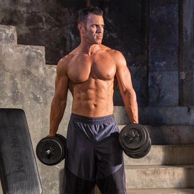 Iron Gym 20kg Plate Set, 5kg X 4 (Add Ons) 5 Iron Gym 20kg Plate Set, 5kg X 4 (Add Ons) - Billede 3