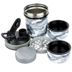 MetalShake, Camo, 600 Ml -Gymstick Salgsbutik ms04 metalshake camo 600ml 1